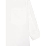 Dou Dou Camicia Tinta Unita Manica Lunga per Bambina DW1A20XXX BIANCO DOU DOU 