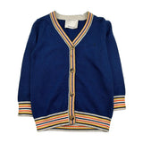 Trussardi Cardigan Tinta Unita con Logo per Bambino TGP260732CD BLU TRUSSARDI 
