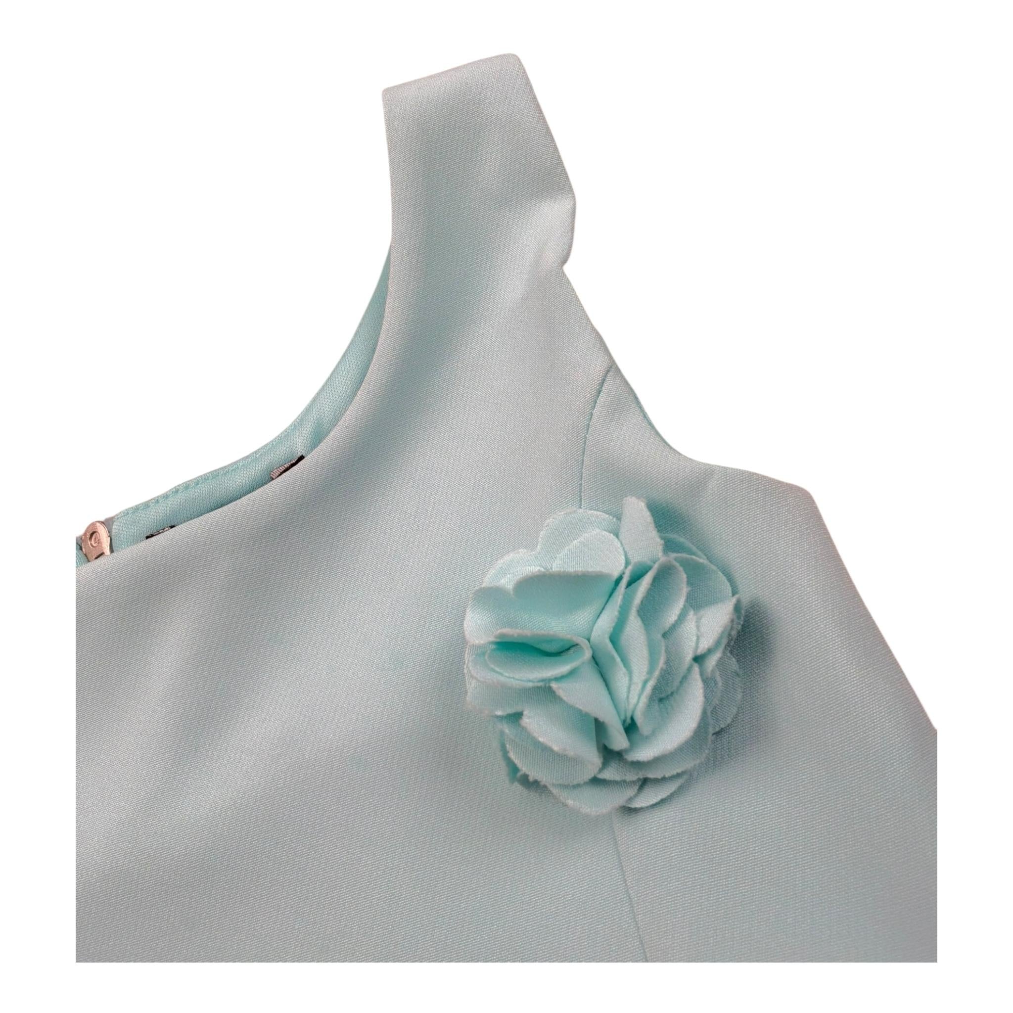 Petit Posh Top Giromanica Tinta Unita per Bambina GFBS25070TPX VERDE ACQUA PETIT POSH 