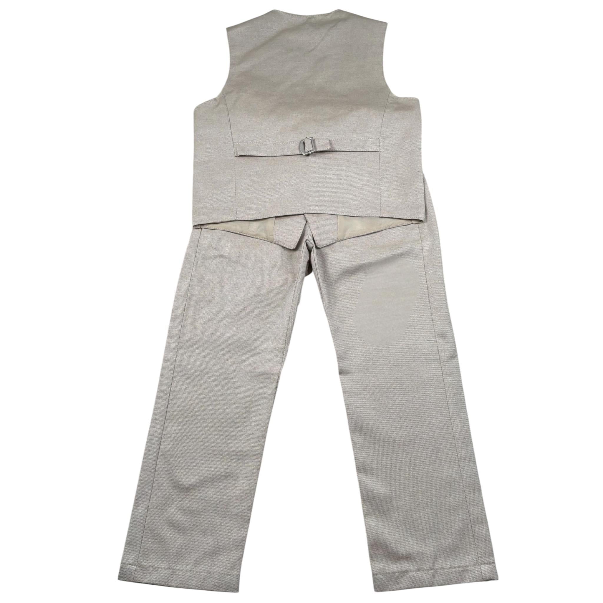 New Gereration Completo 2 Pezzi Gilet-Pantalone Beige per Neonato 42631N BEIGE NEW GERERATION 