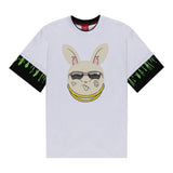 Sprayground T-Shirt Girocollo Tinta Unita con Stampa per Bambino SPY1254 BIANCO SPRAYGROUND 