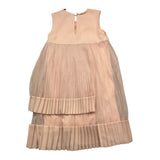 Twinset Einfarbiges rosa ärmelloses Kleid für Mädchen