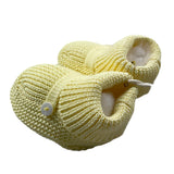 Zweifarbige gelbe Babyschuhe „Little Bear“