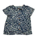 Wedoble Blaues Fantasy-Print-Halbarm-Shirt für Babys