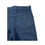 EMPORIO ARMANI pantalone tinta unita con girovita regolabile Blu per Bambino 6RHJ02 BLU EMPORIO ARMANI 