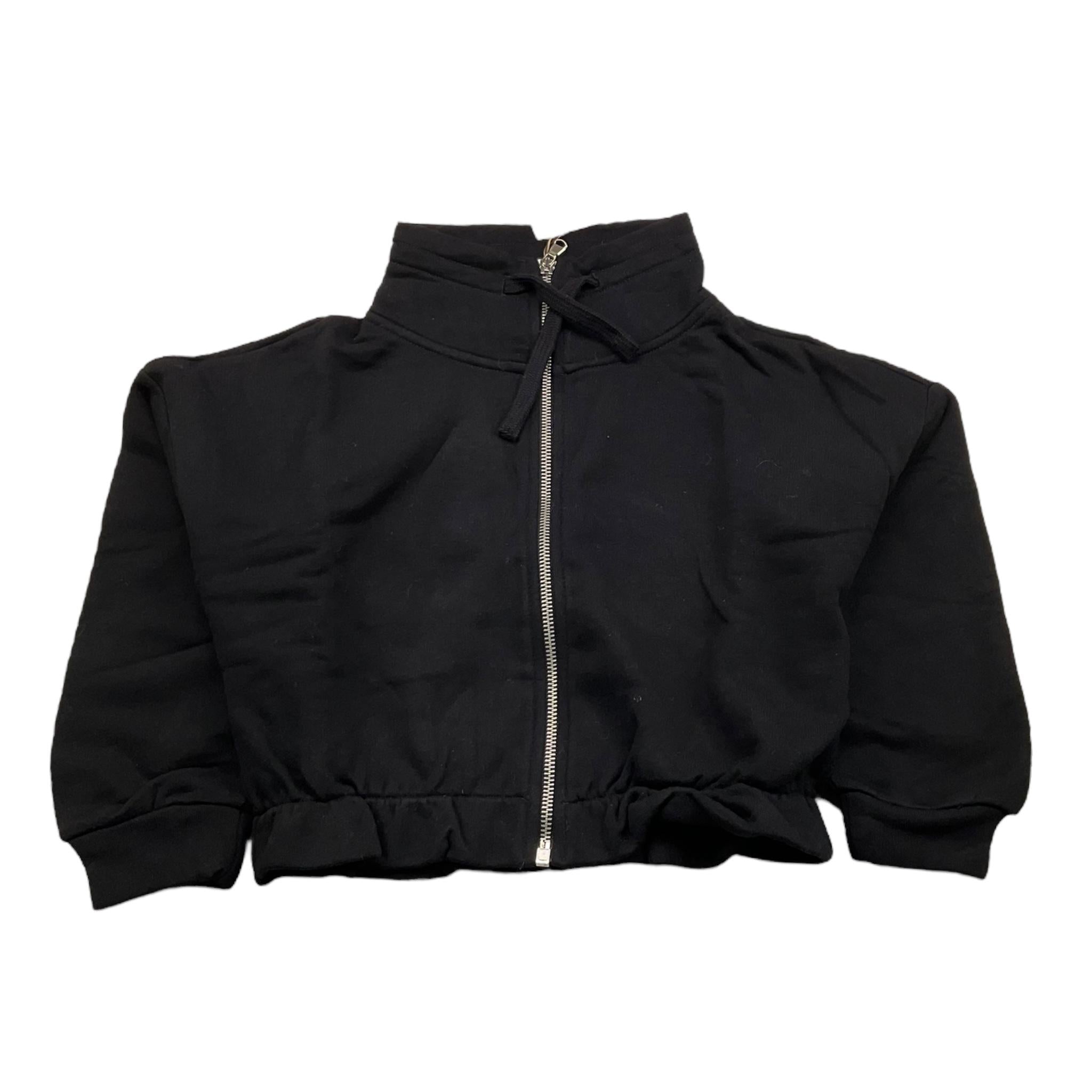 DIXIE felpa con zip tinta unita Nero per Bambina LG03040G34 NERO DIXIE 