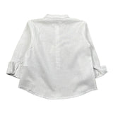 M+E' Camicia Manica Lunga tinta unita Collo Coreano Panna per Bambino UEM0507X PANNA M+E' 