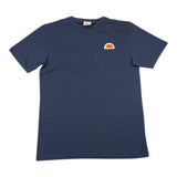 Sundek Rundhals-T-Shirt einfarbig mit blauem Aufdruck für Jungen