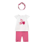 Mayoral Completo 3 Pezzi Canotte-Leggins-Fascia Capelli per Neonata 1763 BIANCO MAYORAL 