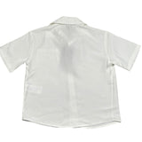 Paolo Pecora Camicia Mezza Manica Tinta Unita per Bambino PP4302 BIANCO PAOLO PECORA 