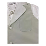 Barcellino Completo 2 Pezzi Body-Pagliaccetto per Neonato 120711 BIANCO/GRIGIO BARCELLINO 