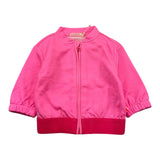 Billieblush Einfarbiges Sweatshirt mit Rundhalsausschnitt und Reißverschluss, Fuchsia, für Baby-Mädchen