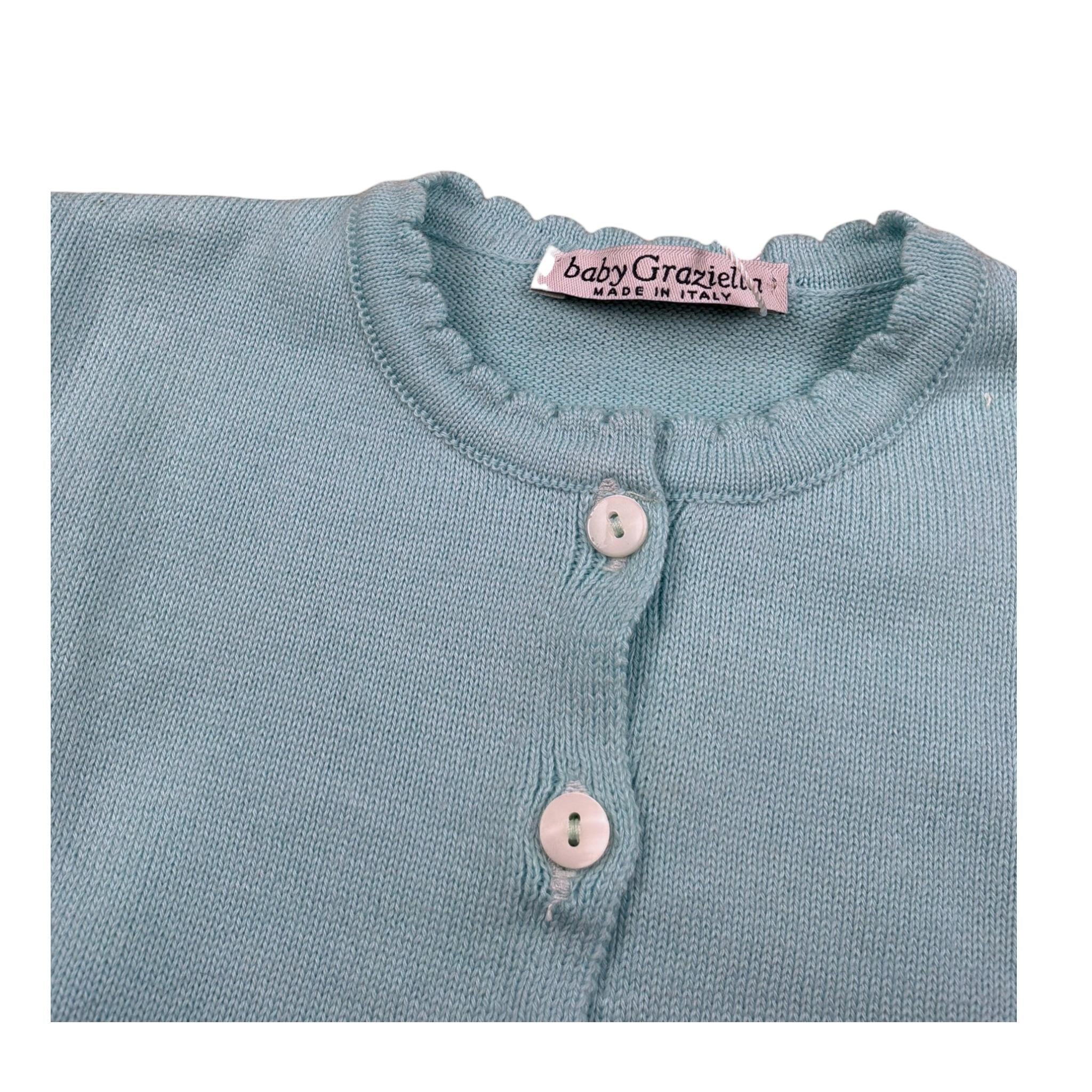 Baby Graziella Coprispalle Tinta Unita per Neonata 1351523 AZZURRO BABY GRAZIELLA 