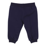 MOSCHINO pantalone tuta tinta unita con stampa logo Blu per Neonato MUP058 BLU MOSCHINO 