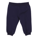 MOSCHINO pantalone tuta tinta unita con stampa logo Blu per Neonato MUP058 BLU MOSCHINO 