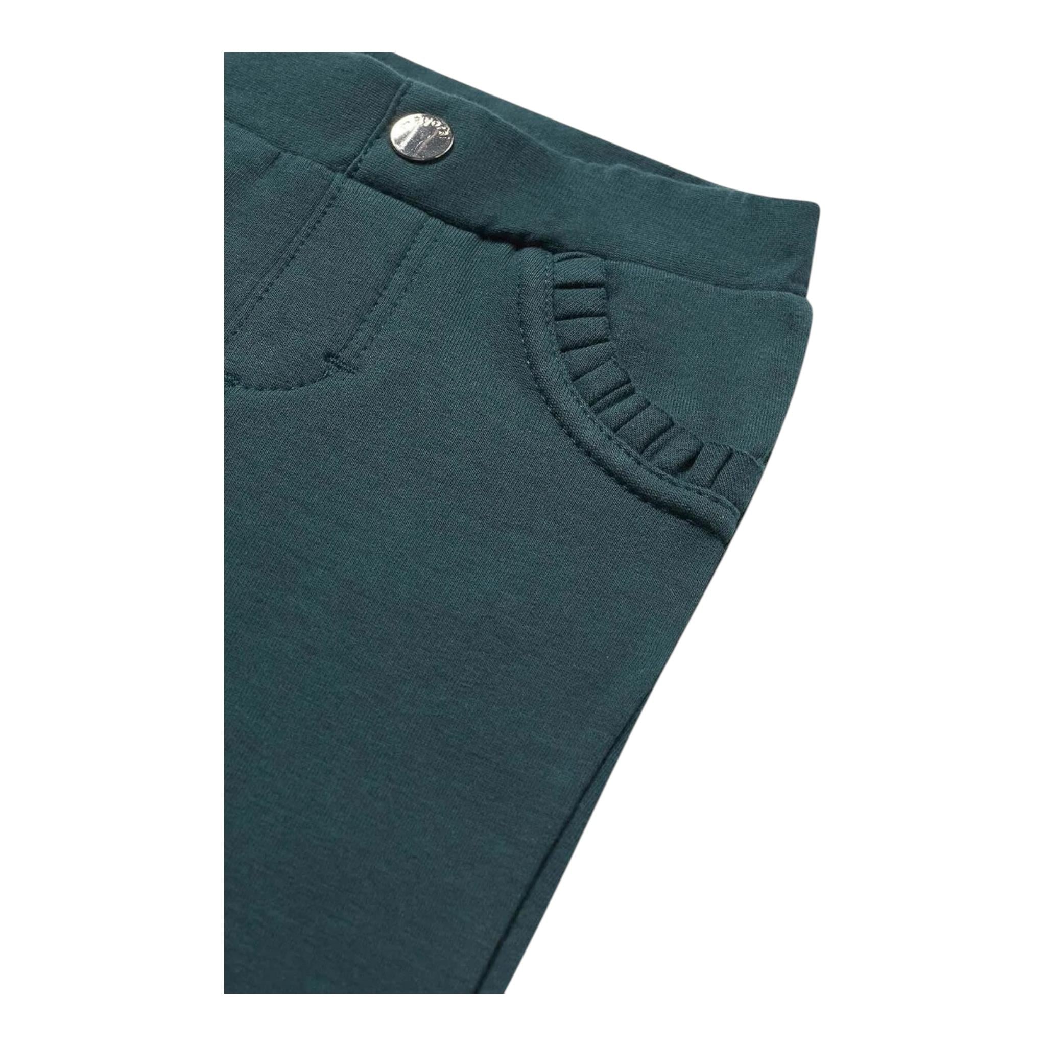 MAYORAL pantalone tinta unita con elastico in vita Verde per Neonata 560 VERDE MAYORAL 