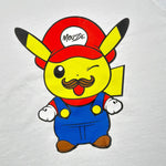 Mousse Canotta Tinta Unita con Stampa per Bambino PIKAMARIOX BIANCO MOUSSE 