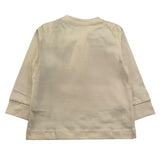 CESARE PACIOTTI shirt girocollo tinta unita con stampa Panna per Neonato TSP5319BX PANNA CESARE PACIOTTI 