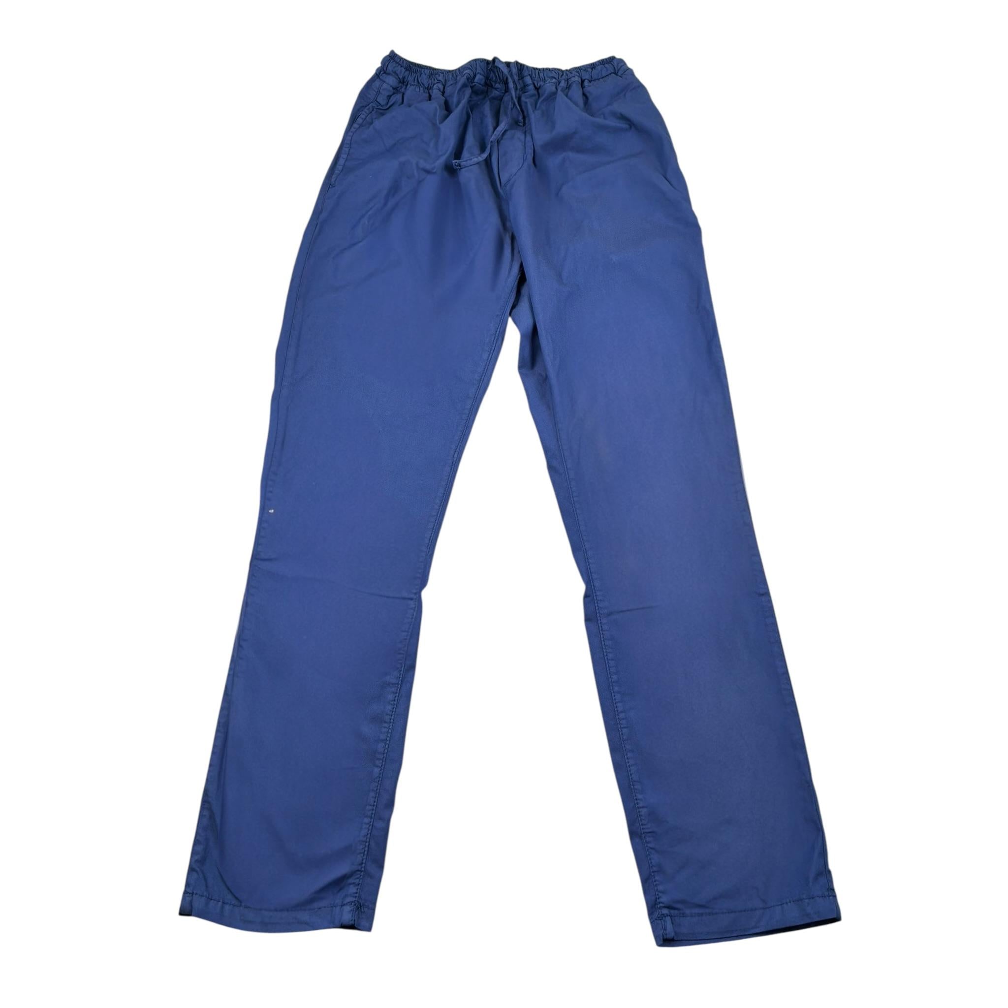 Manuel Ritz Pantalone Tinta Unita con Elastico In Vita per Bambino MR2537 BLU MANUEL RITZ 