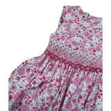 Malvi & Co Abito Giromanica Tinta Unita Fantasia Floreale per Neonata S25M016VEPP BIANCO MALVI & CO 