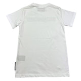 JOHN RICHMOND t-shirt girocollo tinta unita con stampa in contrasto Bianco per Bambino RBA25115TS BIANCO JOHN RICHMOND 