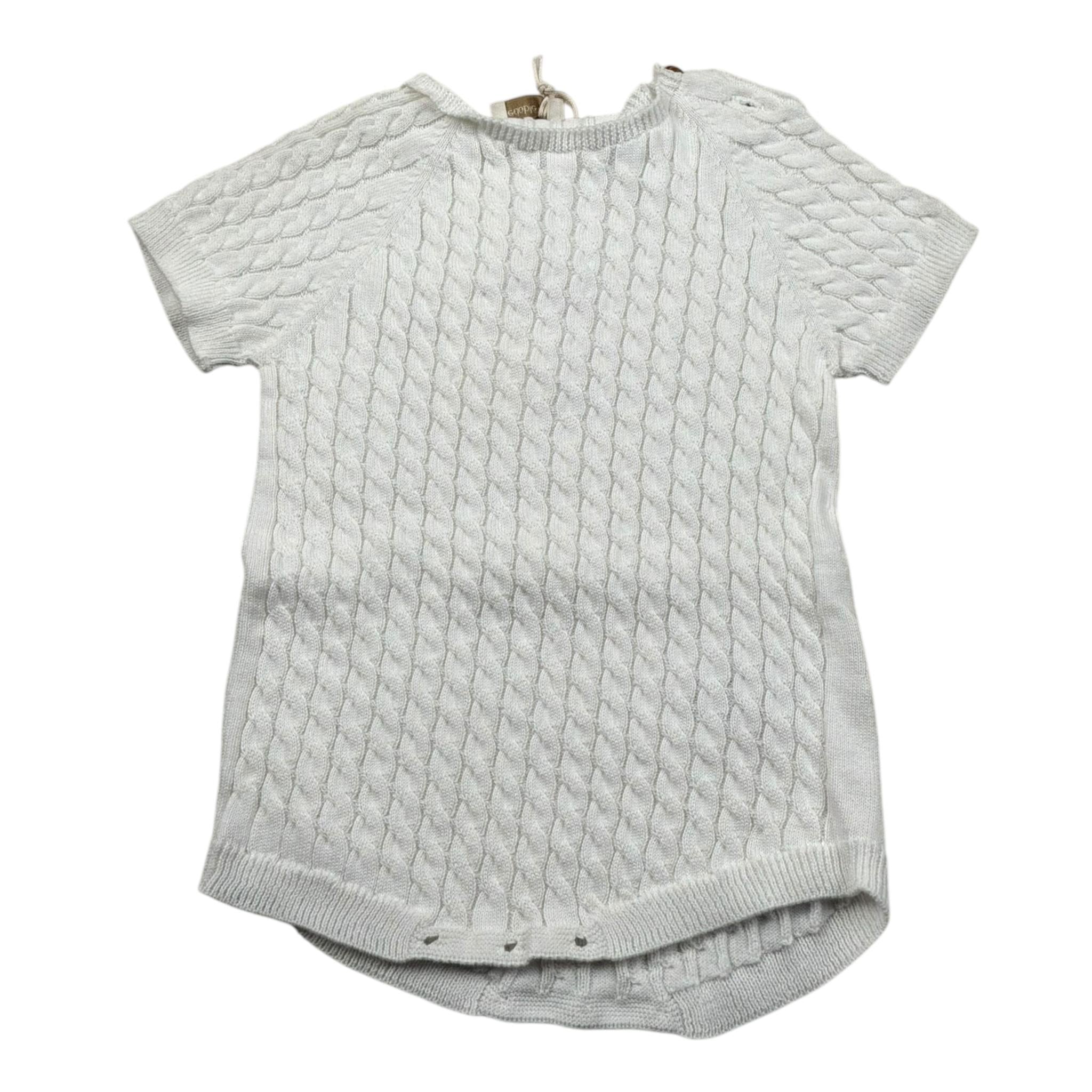 Wedoble Pagliaccetto Mezza Manica Tinta Unita per Neonato V2404305R BIANCO WEDOBLE 