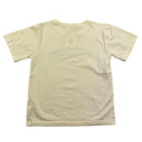 Babe &amp; Tess Einfarbiges T-Shirt mit Rundhalsausschnitt und Kontrastdruck, Cremefarben für Jungen