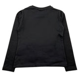 MARC ELLIS shirt girocollo tinta unita con brillantini Nero per Bambina JMJTS00168 NERO MARC ELLIS 
