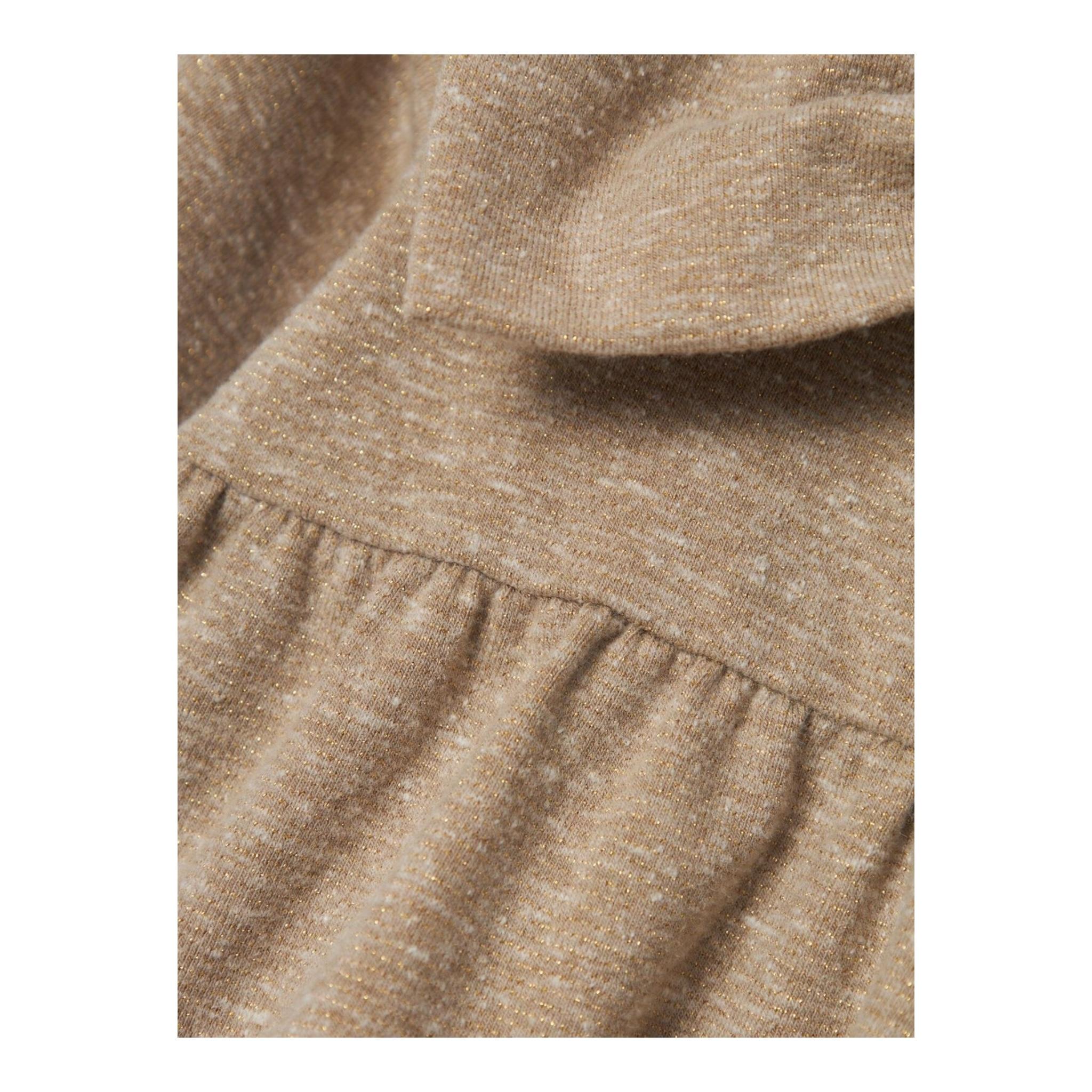 NAME.IT abito manica lunga tinta unita con colletto Oro per Neonata 13236106 ORO NAME.IT 