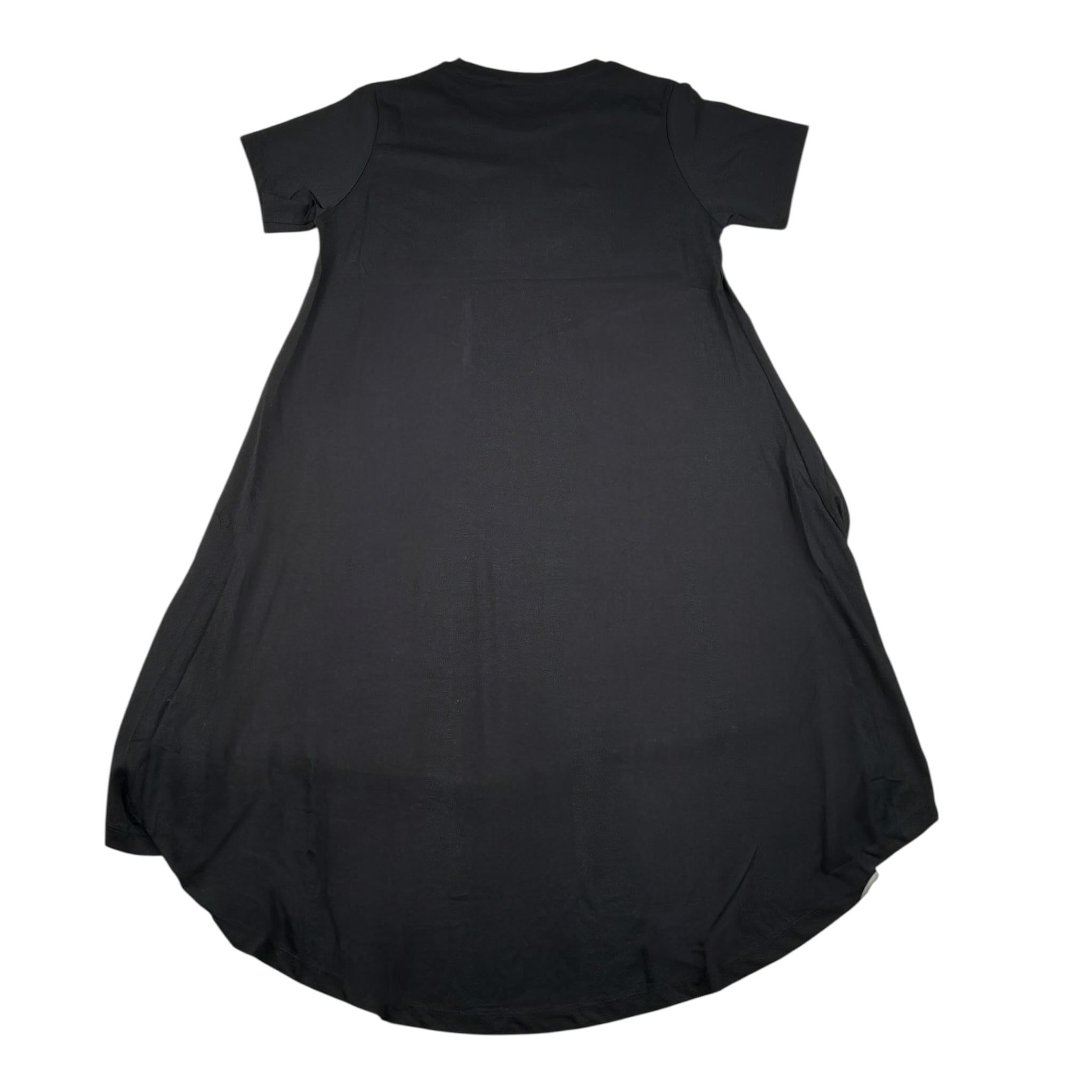 Hinnominate Abito Mezza Manica tinta unita con Stampa Nero per Bambina 3646V0159 NERO HINNOMINATE 