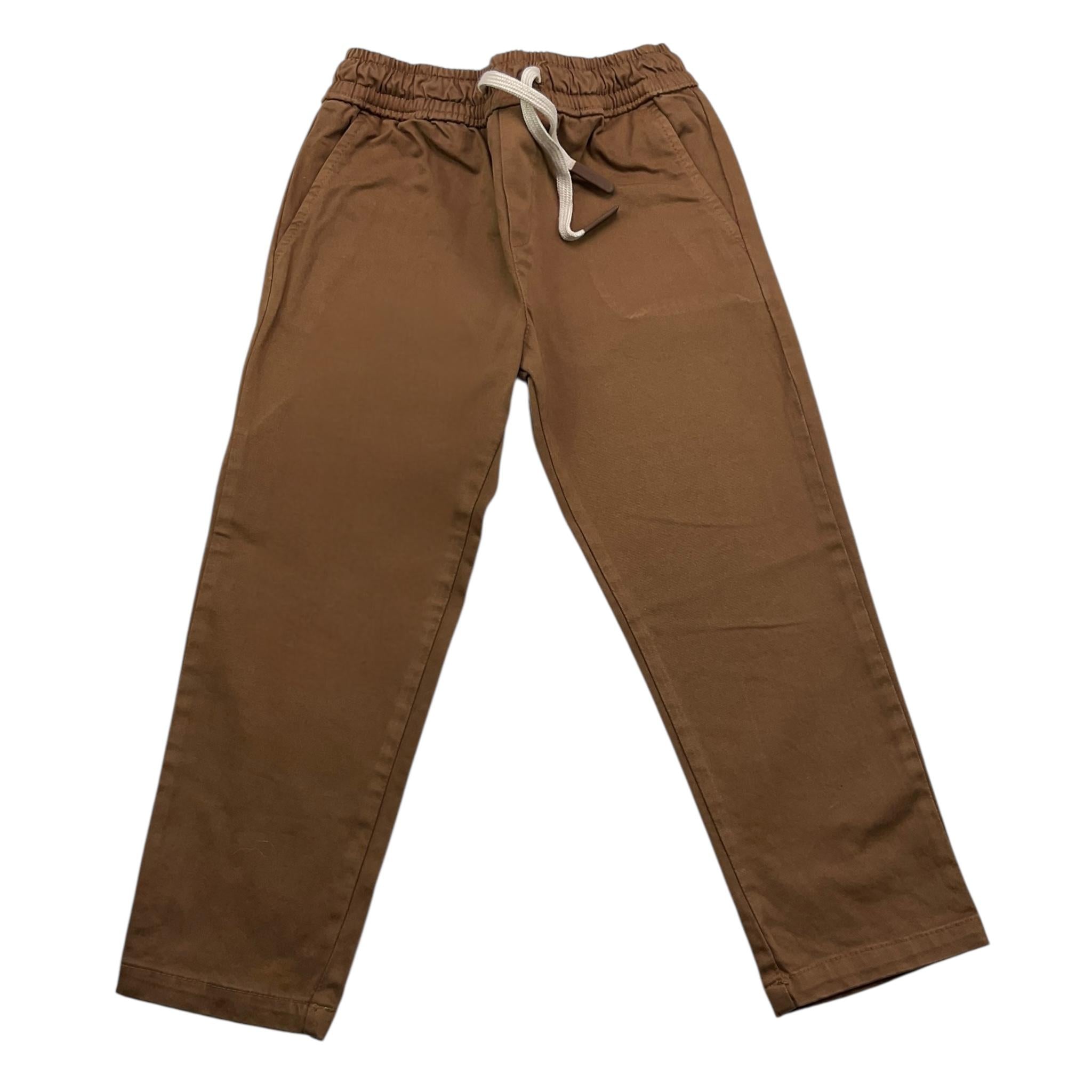 NUPKEET pantalone tinta unita con elastico in vita Marrone per Bambino 24NK288 MARRONE NUPKEET 