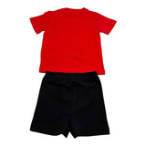Iceberg Completo 2 Pezzi T-Shirt-Bermuda Bicolore per Neonato CCICE5102NX ROSSO/NERO ICEBERG 