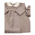 BABY LORD completo 3 pezzi maglia-pantalone-babbucce Beige per Neonata 416 BEIGE BABY LORD 