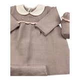 BABY LORD completo 3 pezzi maglia-pantalone-babbucce Beige per Neonata 416 BEIGE BABY LORD 