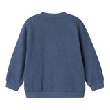 NAME IT felpa girocollo tinta unita in maglia Blu per Neonato 13233492 BLU NAME IT 