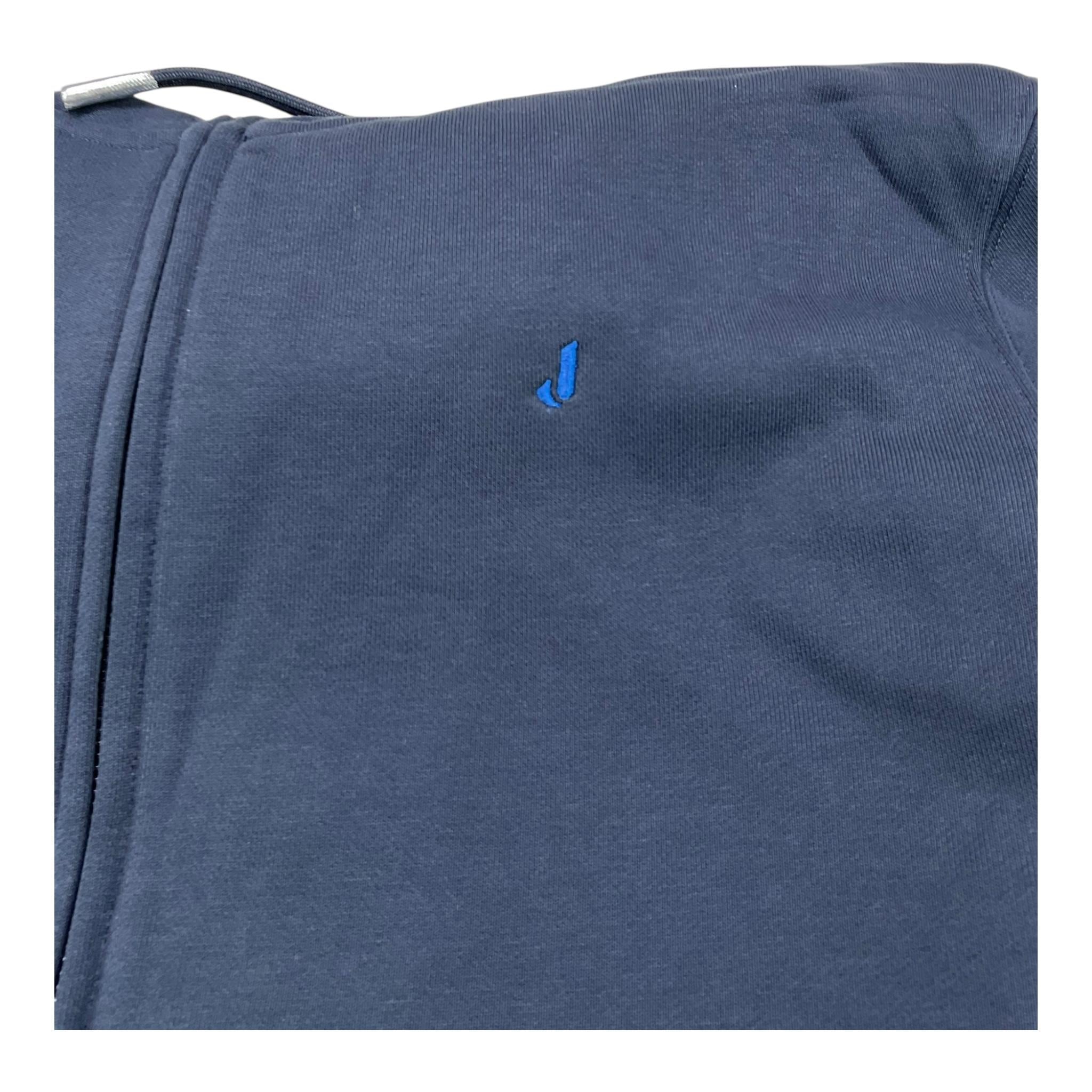 JECKERSON felpa tinta unita con cappuccio e zip Blu per Bambino J3512 BLU JECKERSON 