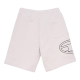 Diesel Bermuda Solid Color Logo Print Beige für Jungen