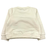 LIU JO felpa chiusa girocollo tinta unita con stampa logo Panna per Bambina KF4060X PANNA LIU JO 