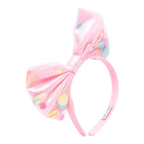 Billieblush Cerchietto Tinta Unita con Fiocco per Bambina U20788 ROSA FLUO BillIEBLUSH 