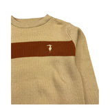 TRUSSARDI maglia girocollo tinta unita Beige per Bambino TBA25019MA BEIGE TRUSSARDI 