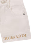 Trussardi Bermuda Tinta Unita con Girovita Regolabile per Neonato TIP25041BEX BEIGE TRUSSARDI 