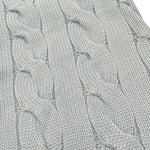 Le Coconne Coperta Tinta Unita con Ricami per Neonato LCN2584 AZZURRO LE COCONNE 