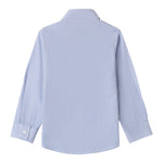 SARABANDA camicia tinta unita con fantasia a righe Bianco per Bambino 023J BIANCO SARABANDA 