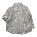 Lalalu' Camicia Manica Lunga Tinta Unita con Stampa per Neonato CML130PBX BEIGE LALALU' 