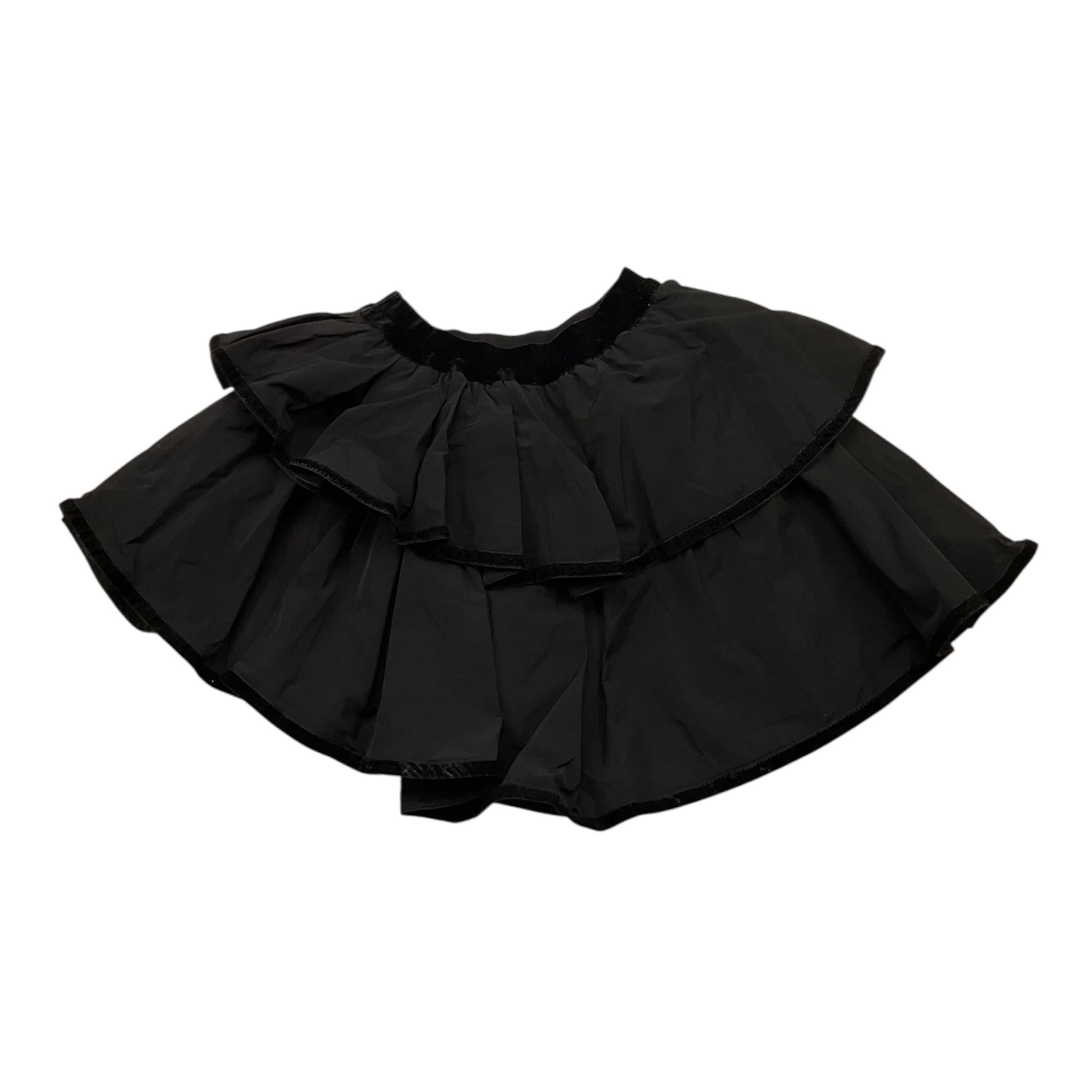 LIU JO gonna tinta unita con elastico in vita Nero per Bambina KF4134 NERO LIU JO 