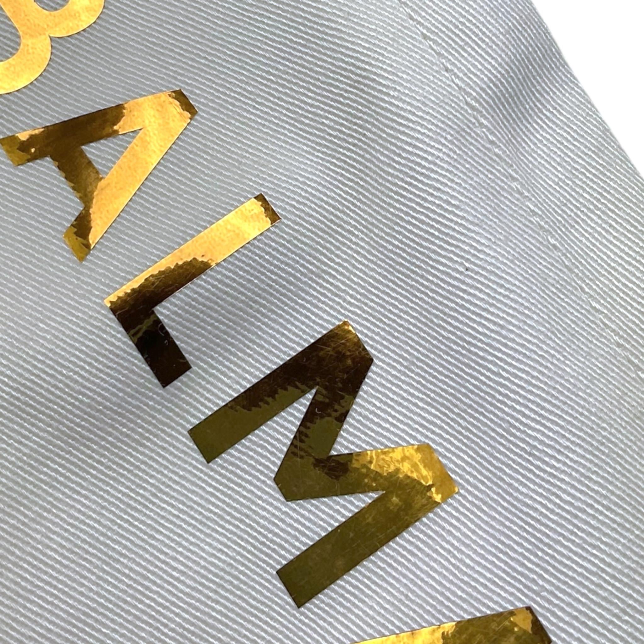 BALMAIN jeans tinta unita con girovita regolabile Bianco per Neonata BS6560 BIANCO BALMAIN 