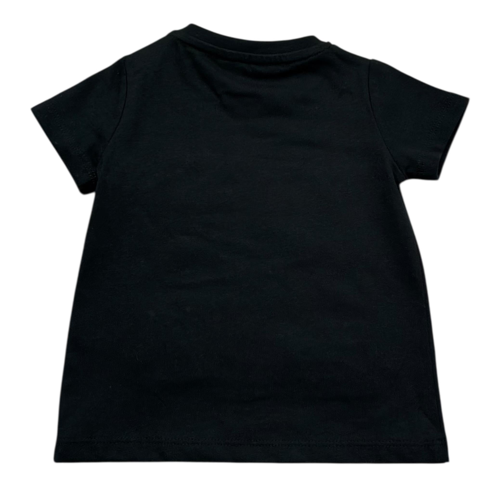 John Richmond T-Shirt Girocollo Tinta Unita con Logo per Neonato RIP26015TS NERO JOHN RICHMOND 