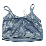 Lu Lu By Miss Grant Top tinta unita con Bretelle Azzurro per Bambina LL2474 AZZURRO LU LU BY MISS GRANT 