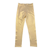 LIU JO leggins tinta unita con elastico in vita Oro per Bambina GF3017 ORO LIU JO 