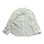 Saint Barth Camicia Tinta Unita con Stampa per Bambino 00814LL GIALLO SAINT BARTH 
